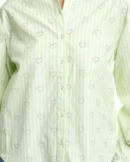 MARGARITA STRIPE HEART-