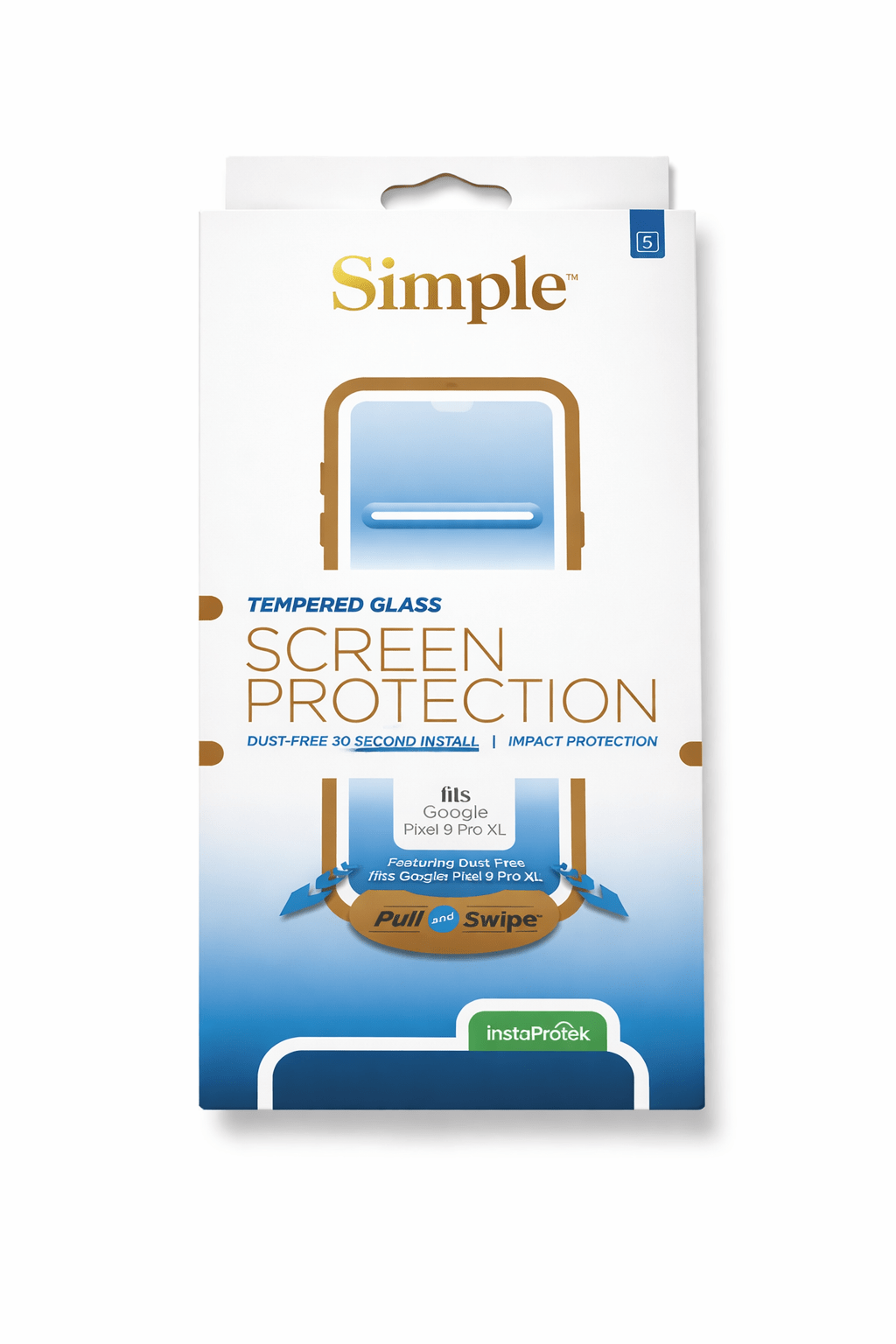 Simple Tempered Glass Screen Protector for Google Pixel 9 Pro Xl