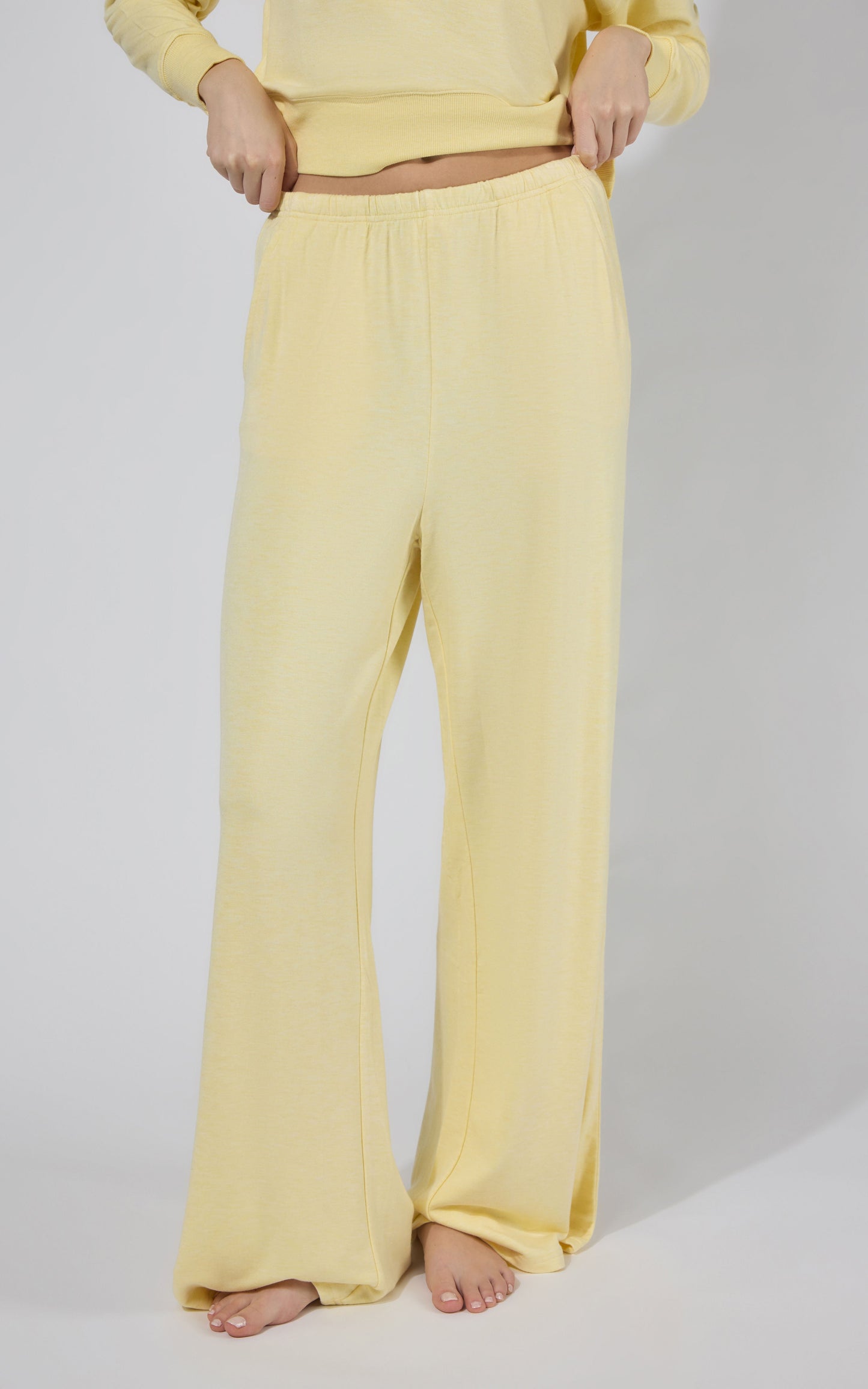 Modal Terry Relaxed Wide Pant
