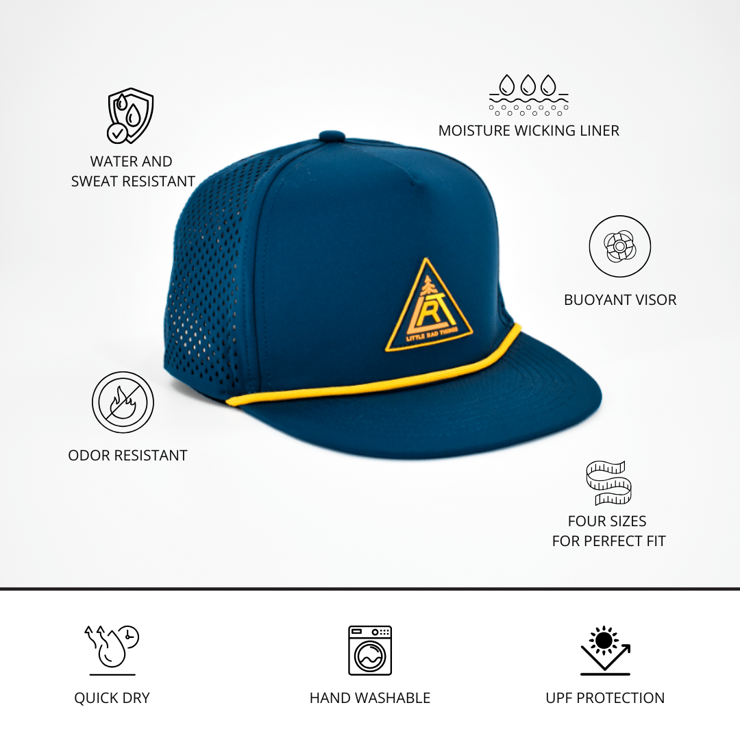 Waterproof Lrt Adventure Snapback Hat - Pewter