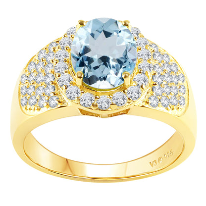 Blue, White-