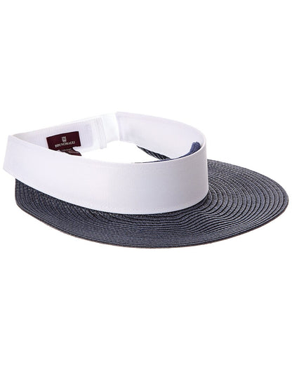 Bruno Magli Straw Visor