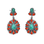 Turquoise, Red