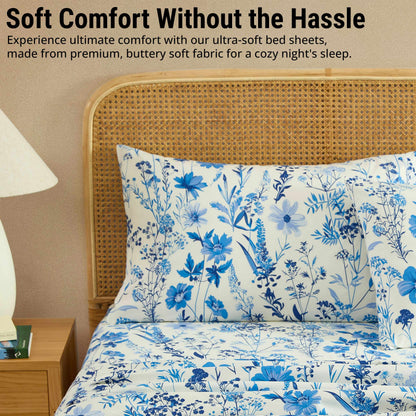 Blue Floral-
