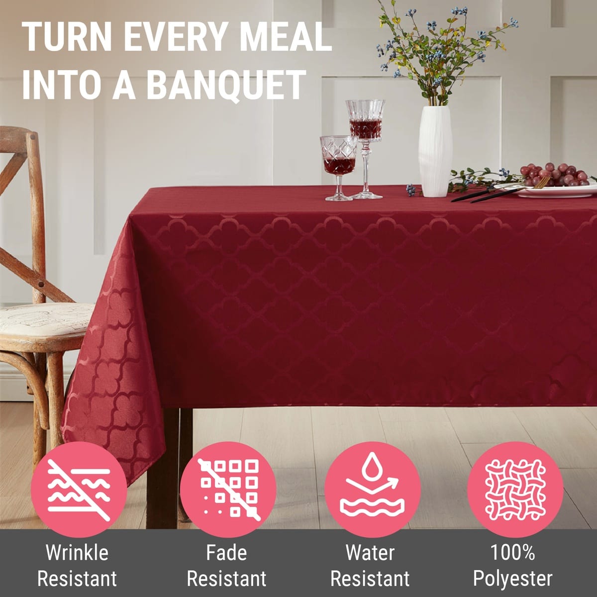 Burgundy Red-