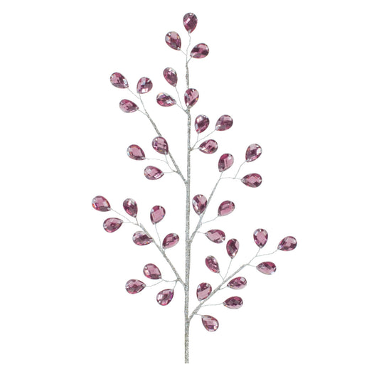 Melrose International Purple Jewel Spray (Set of 2)