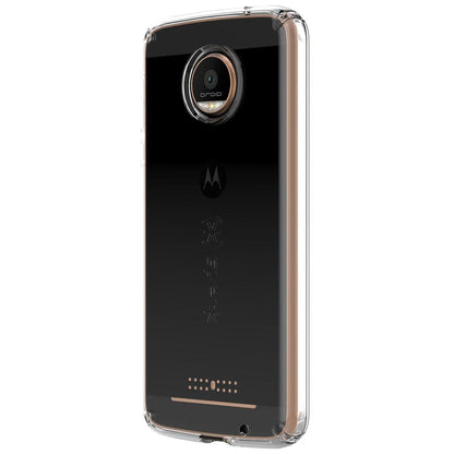 Speck Products Candyshell Clear Case for Moto Z Force Droid Smartphone, Clear/Clear