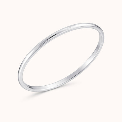 14k Gold Thin Wedding Band Ring
