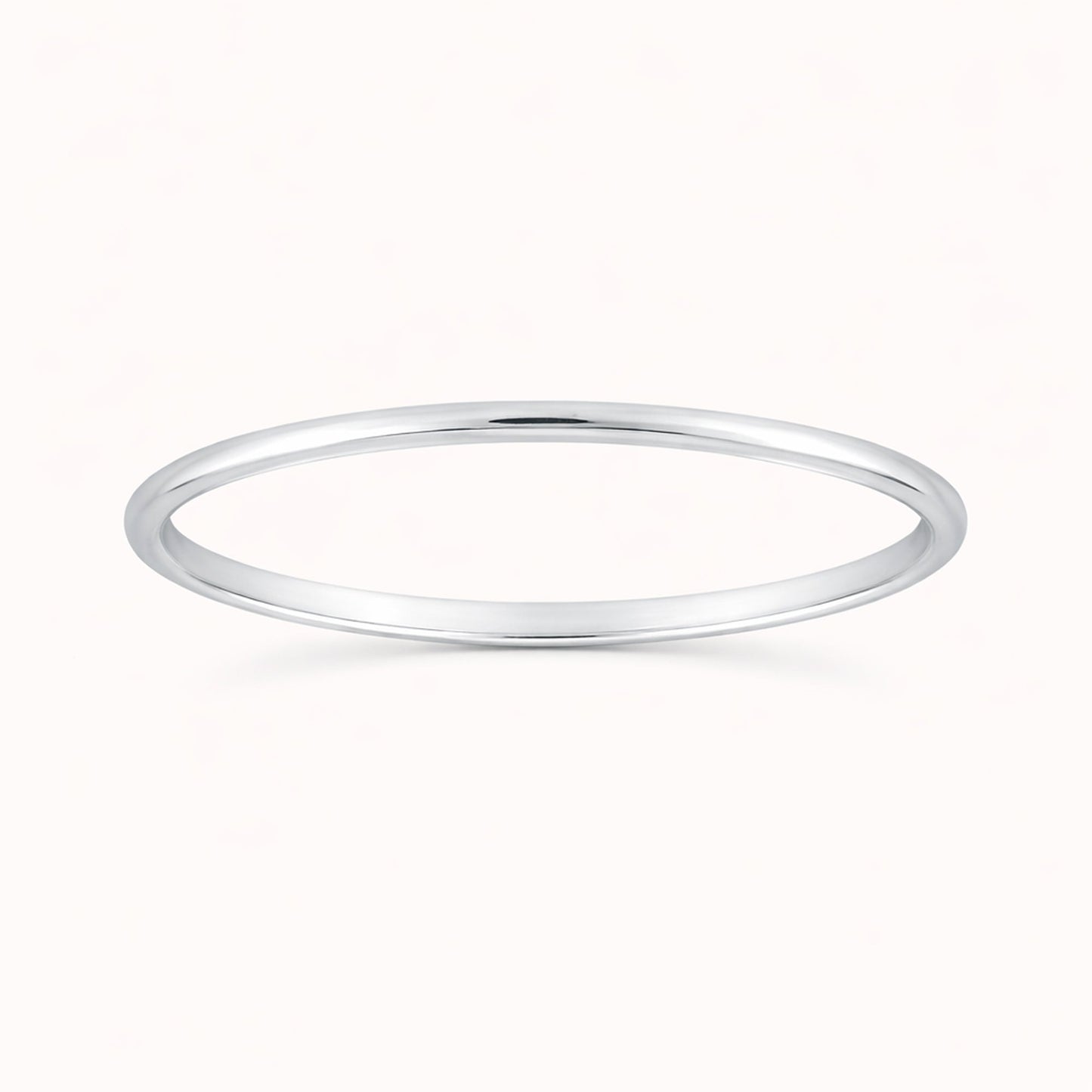 14k Gold Thin Wedding Band Ring