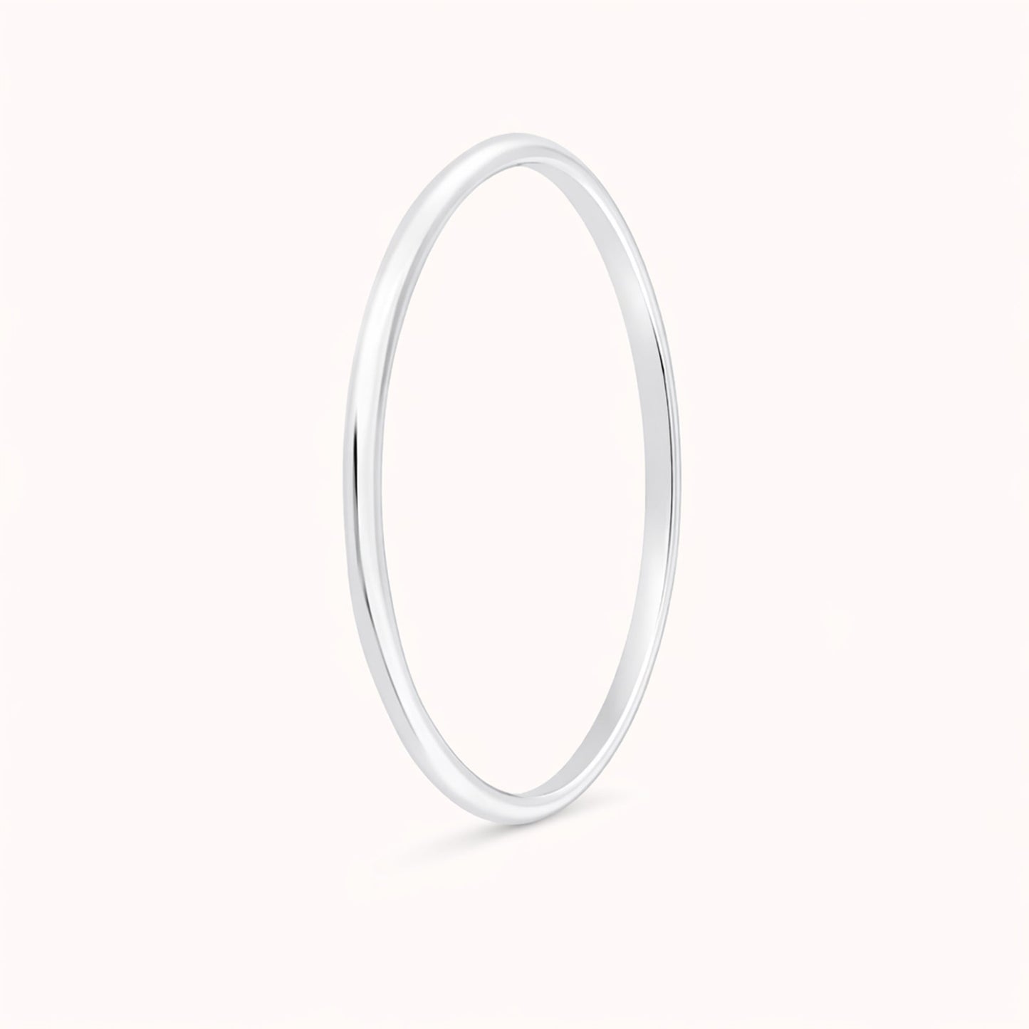 14k Gold Thin Wedding Band Ring