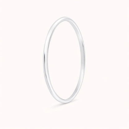 14k Gold Thin Wedding Band Ring
