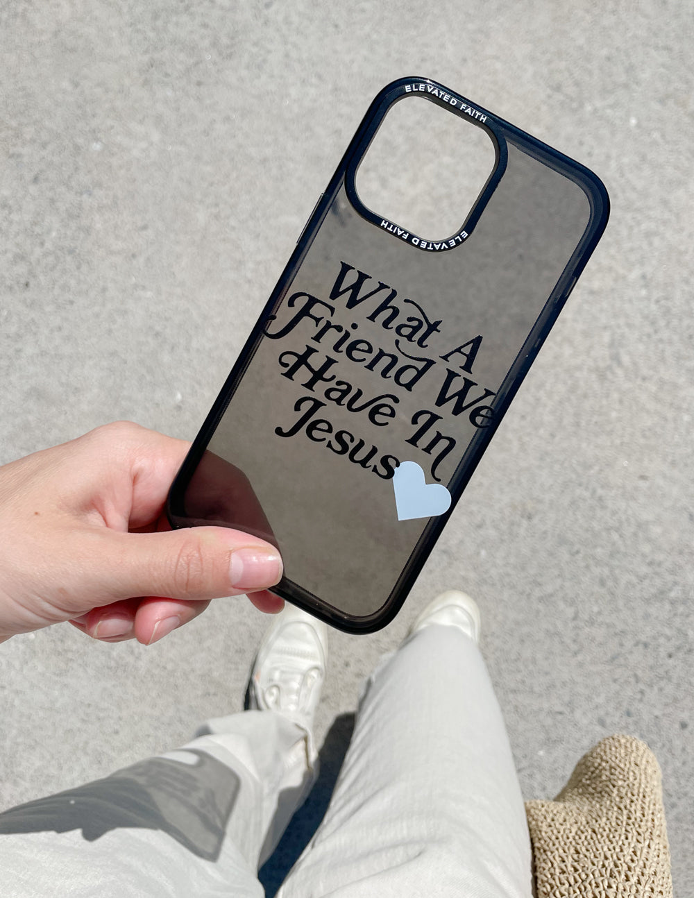 Elevated Faith What a Friend in Jesus Phone Case