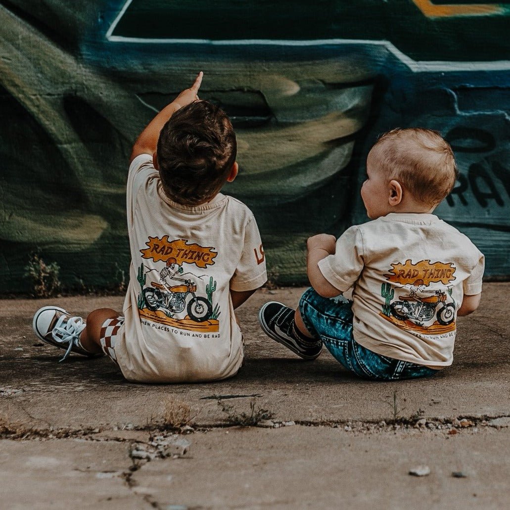 Where the Rad Things Are Tee™ - Vintage Biege