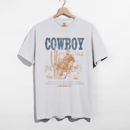 Cowboy Club Graphic Tee – Western Cowboy Shirt