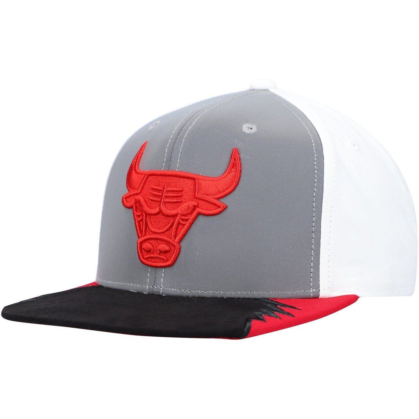 Men's Mitchell & Ness NBA Day 5 Snapback Bulls - Grey-White