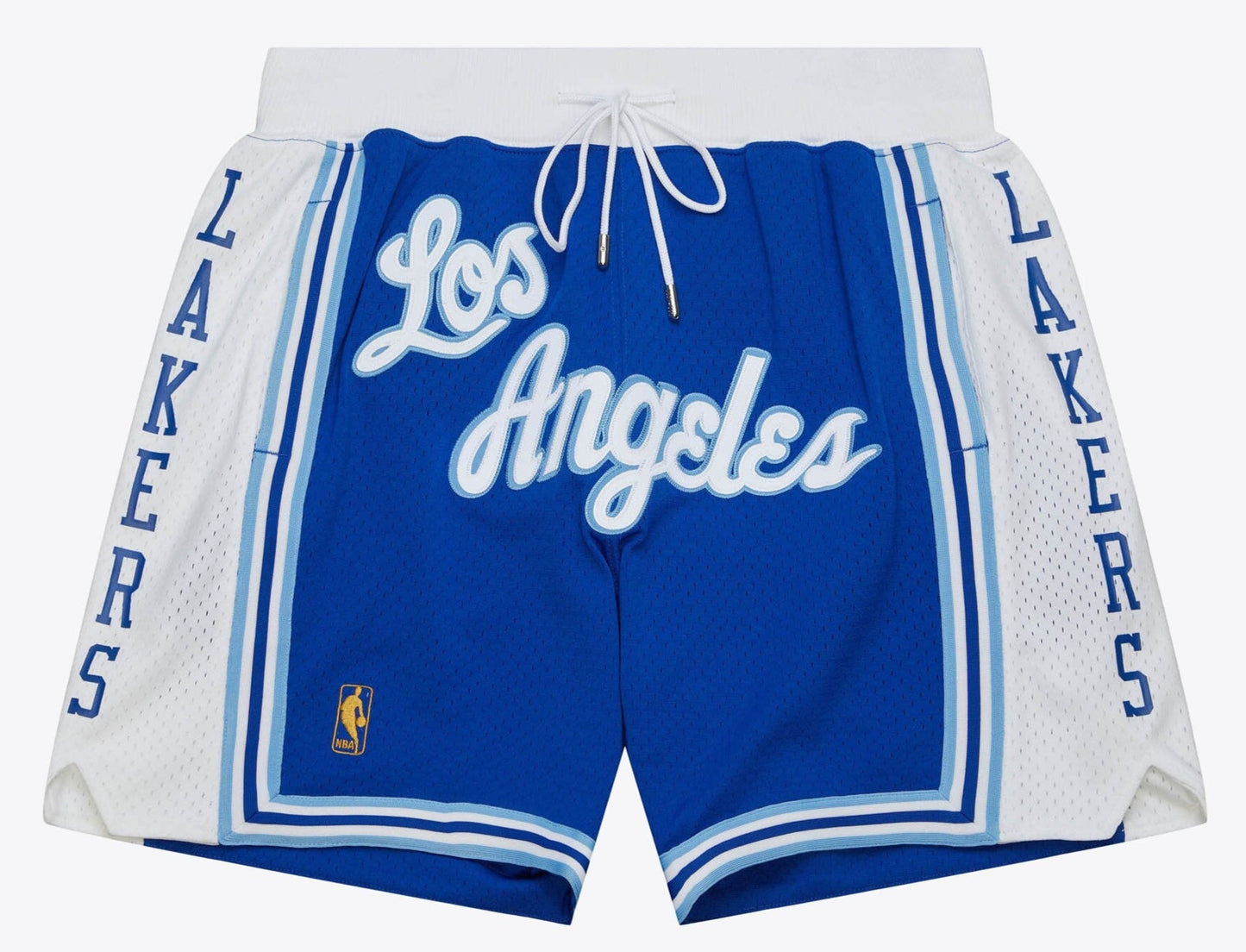 Mitchell & Ness Men's NBA Just Don Blue 7In Shorts Lakers