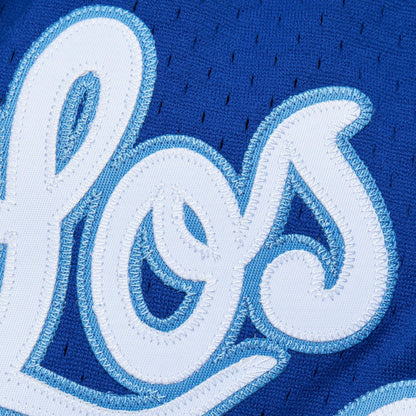 Mitchell & Ness Men's NBA Just Don Blue 7In Shorts Lakers
