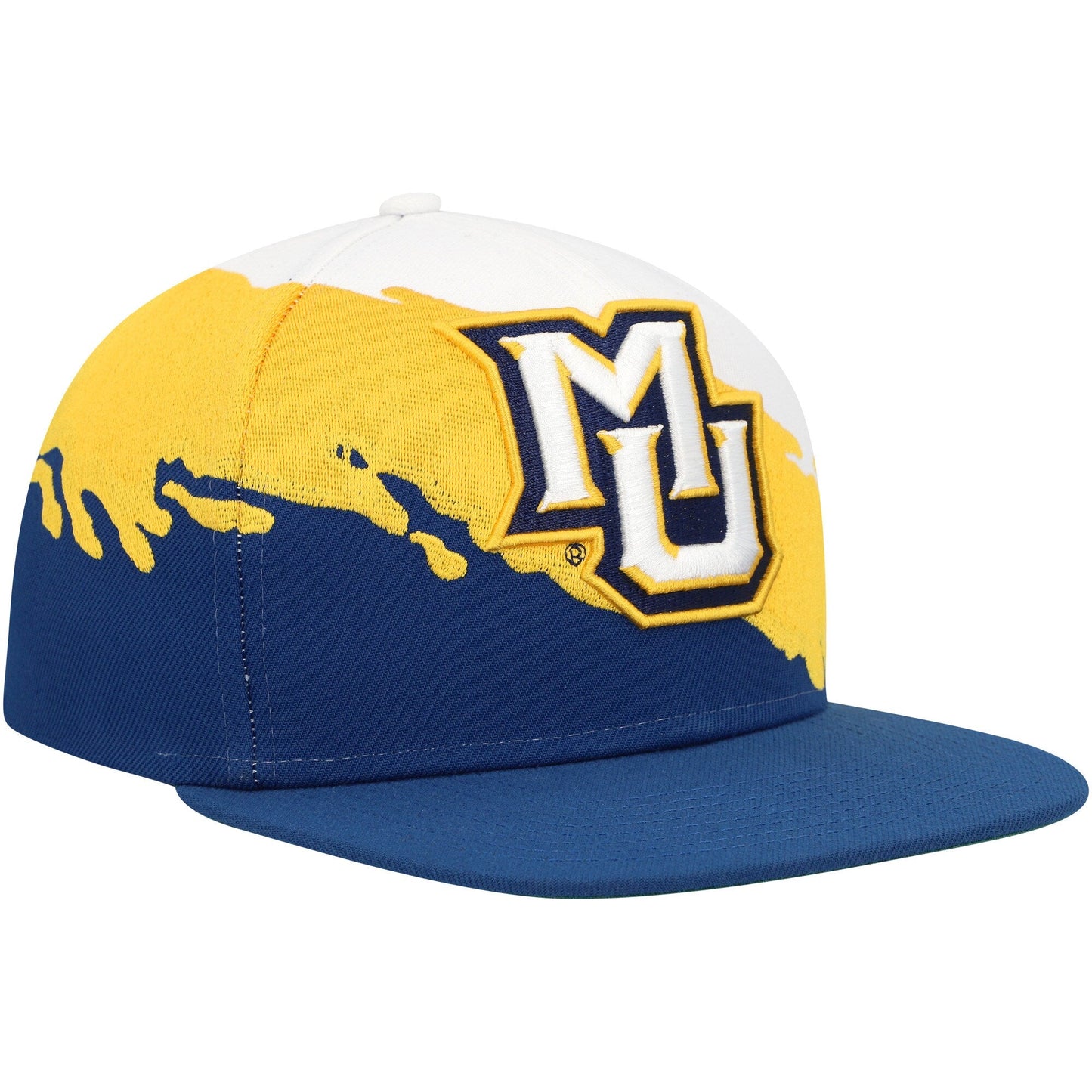 Mitchell & Ness Men's Ncaa Paintbrush Snapback Marquette Snapback Caps