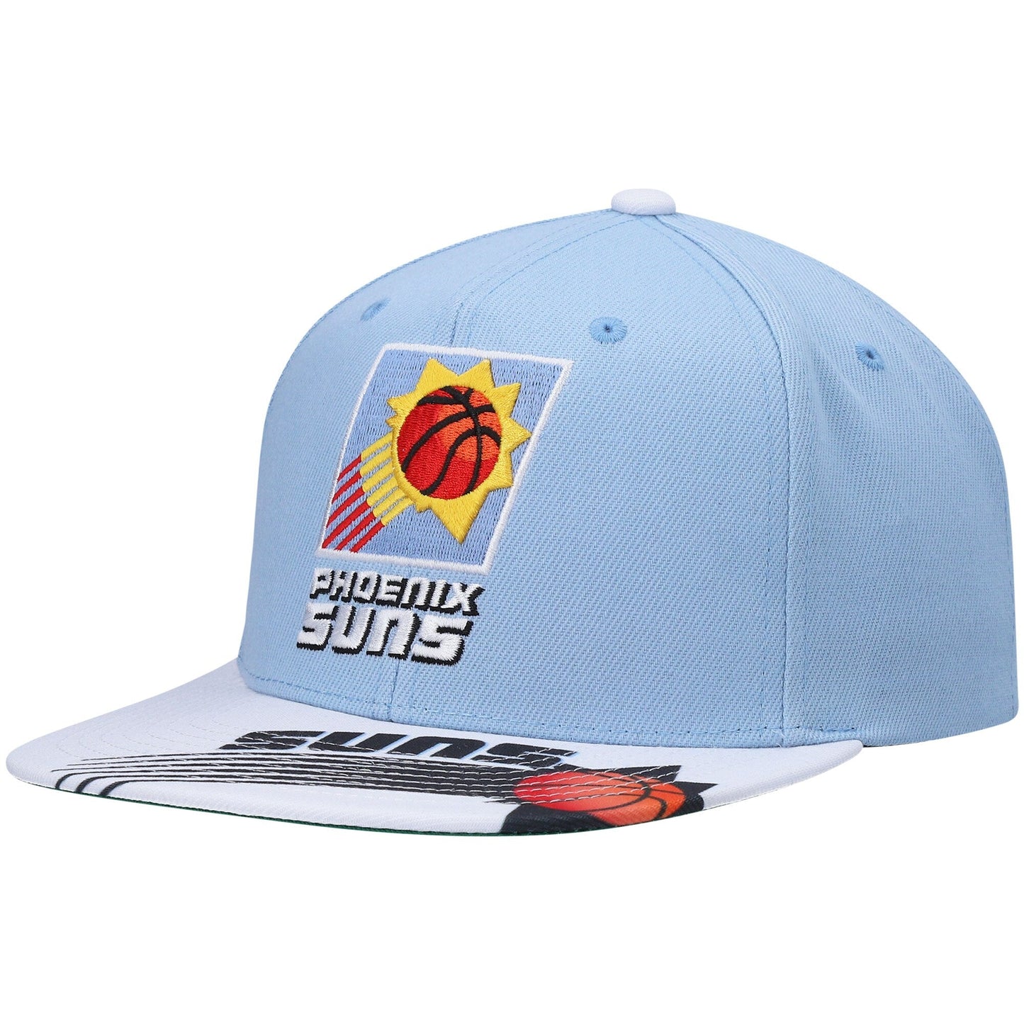 Men's Mitchell & Ness NBA Reload 3.0 Snapback Hwc Suns - Light Blue
