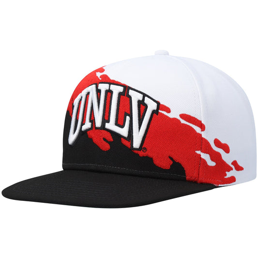 Men's Mitchell & Ness Ncaa Paintbrush Snapback Unlv
