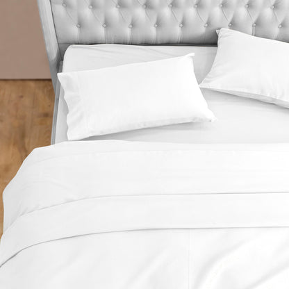 Elegant Comfort 4-Piece Cotton Flannel Sheet Set - 100% Turkish Cotton