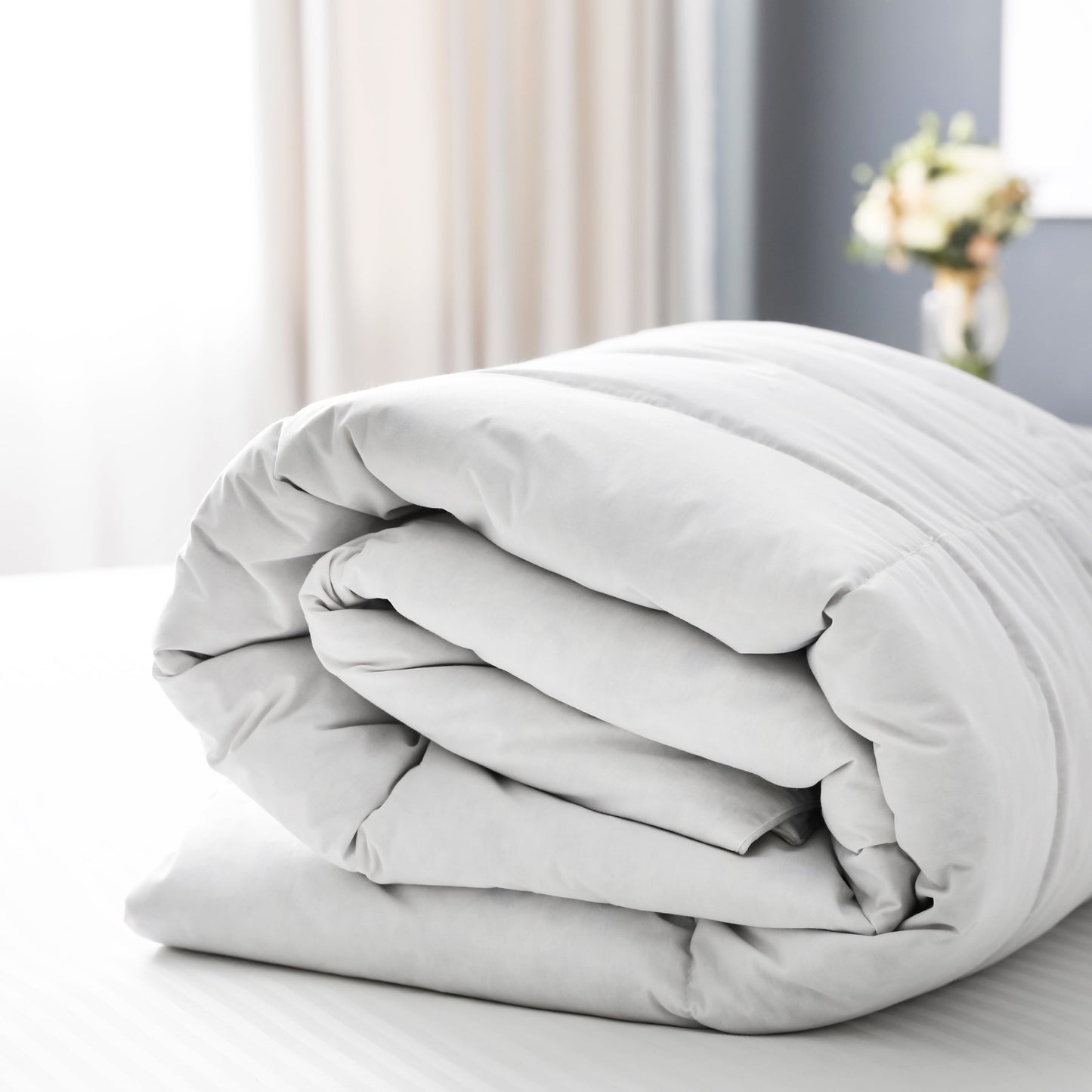 Elegant Comfort 3 Piece Cotton Comforter - Down Alternative Hotel Premium Quality