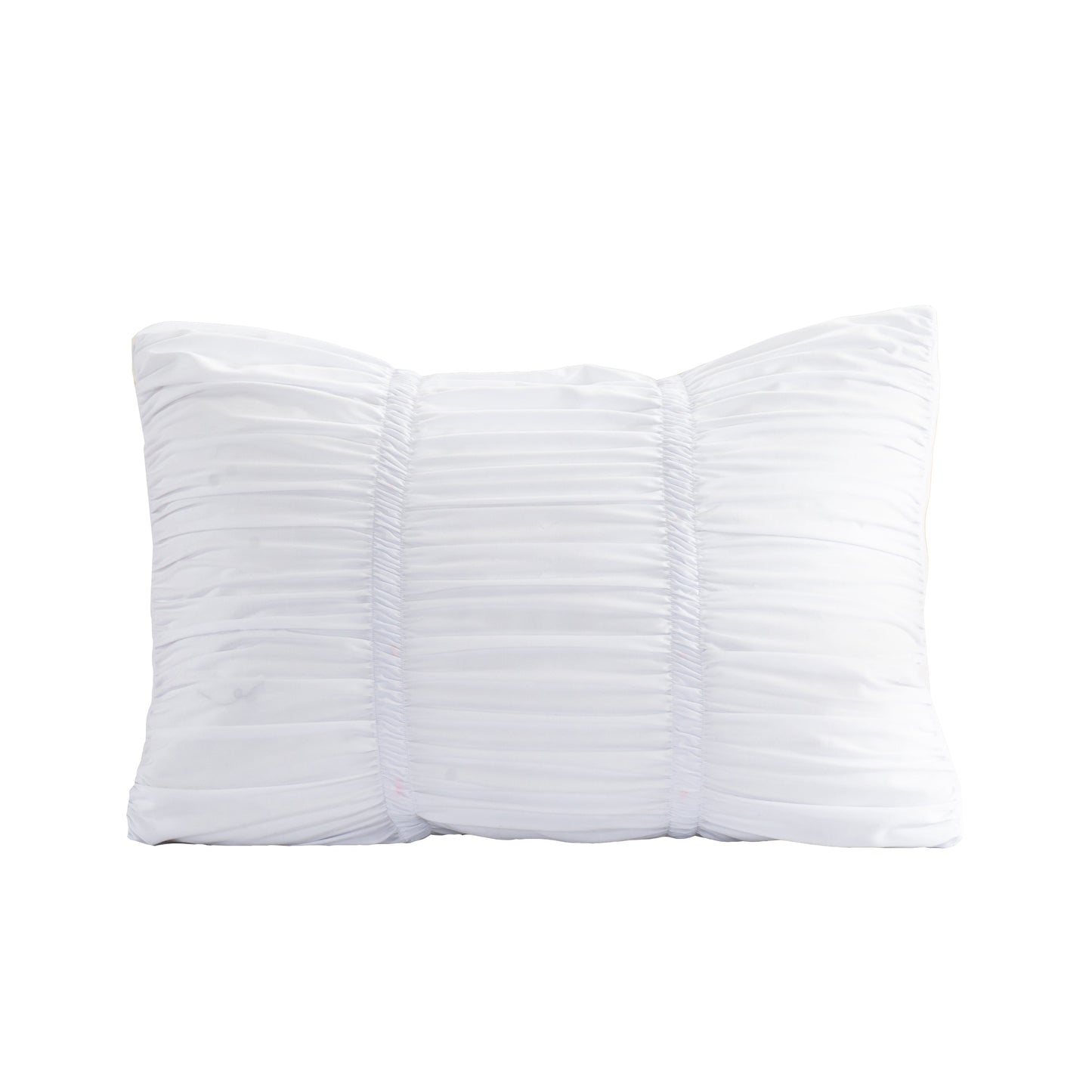 Elegant Comfort 10-Piece Pleated Comforter Set - Includes 4-Piece Sheet Set with Double Sided Storage Pockets