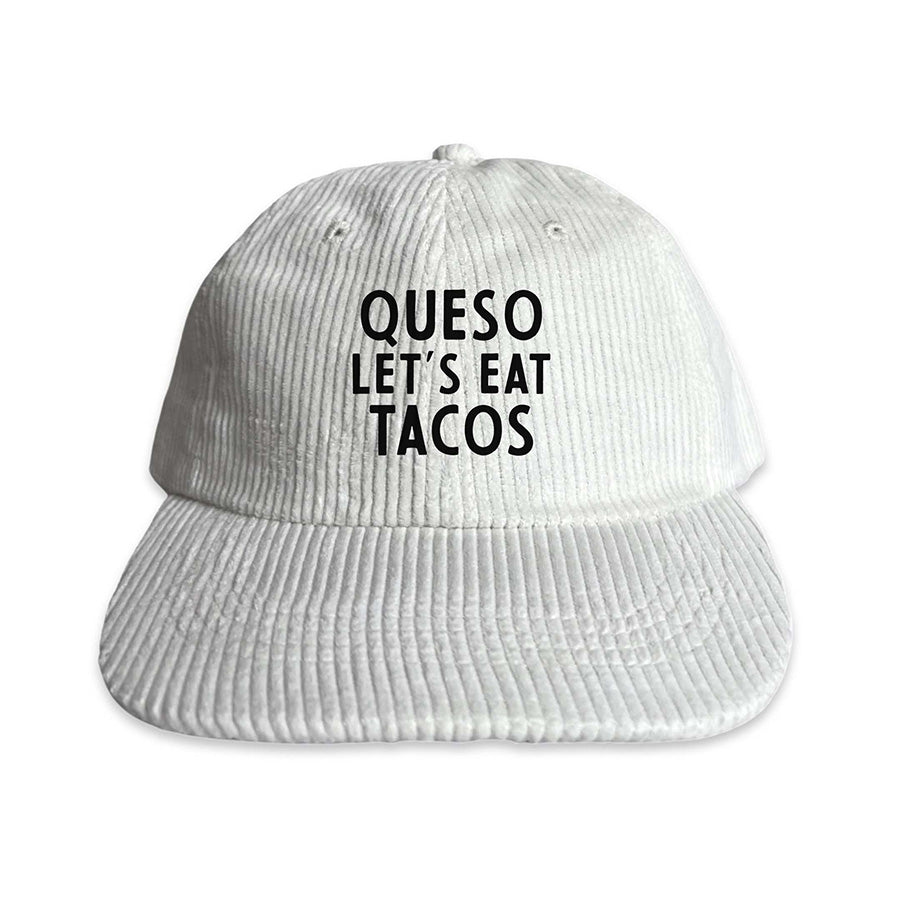 Frankie Jean Queso Let's Eat Tacos Corduroy Cap