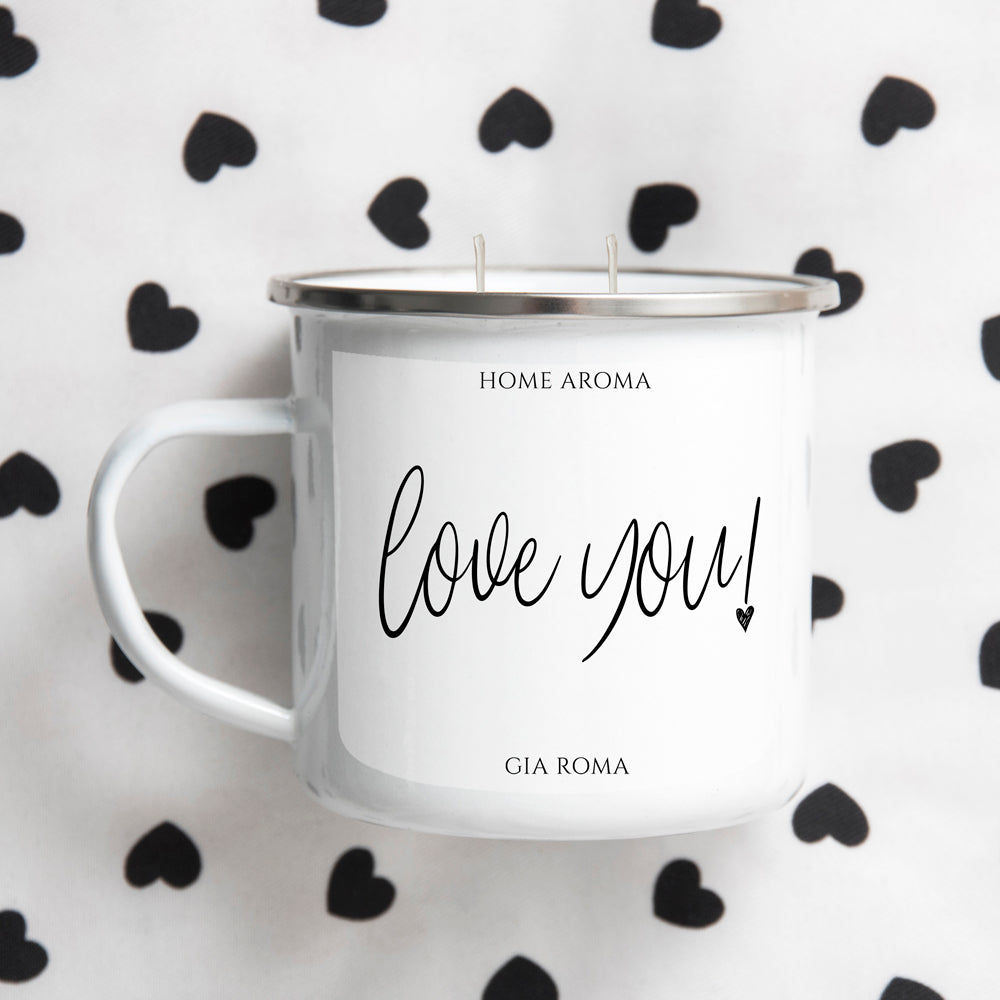 Candle Mug Gift 16oz by Gia Roma