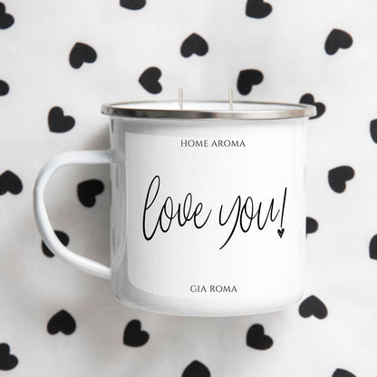 Candle Mug Gift 16oz by Gia Roma