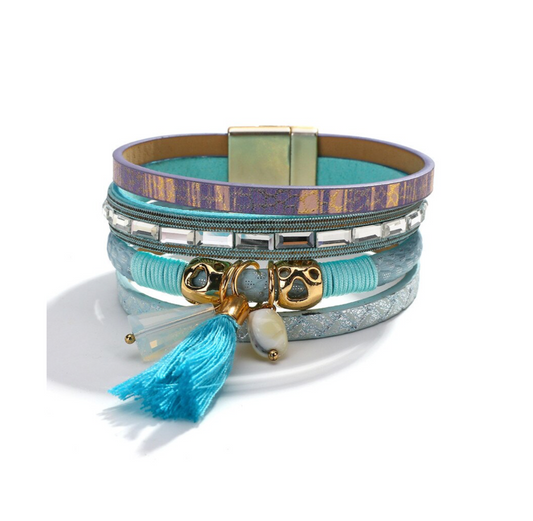 Goldtone, Teal-