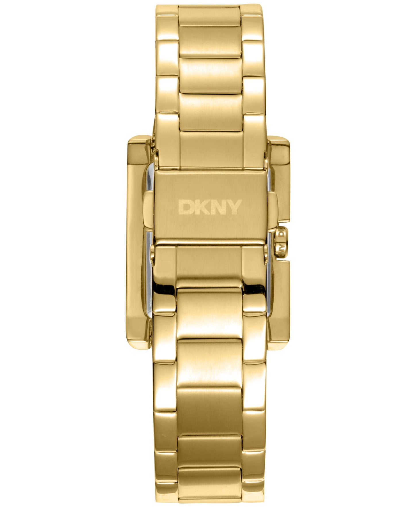 Dkny Women Watch, Gold Color Case, Dark Green Dial, Gold Color Metal Bracelet, 3 Hands, 3 Atm