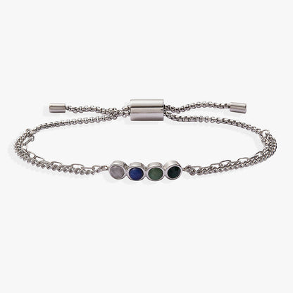 Wife Hidden Message Acrostic Bolo Bracelet