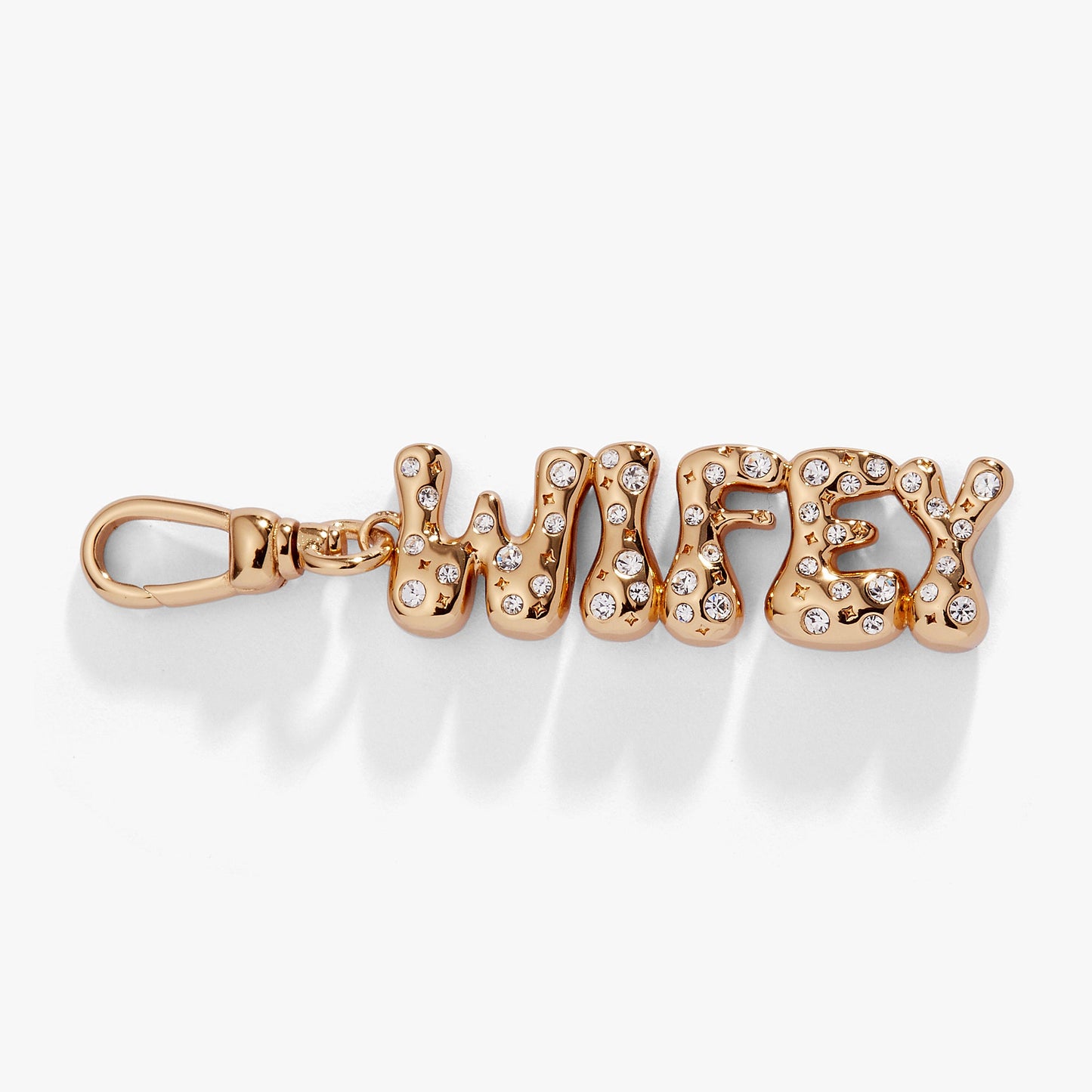 'Wifey' Bubble Crystal Clip Charm