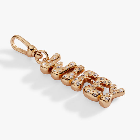 'Wifey' Bubble Crystal Clip Charm