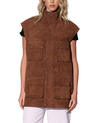 CHESTNUT SUEDE-