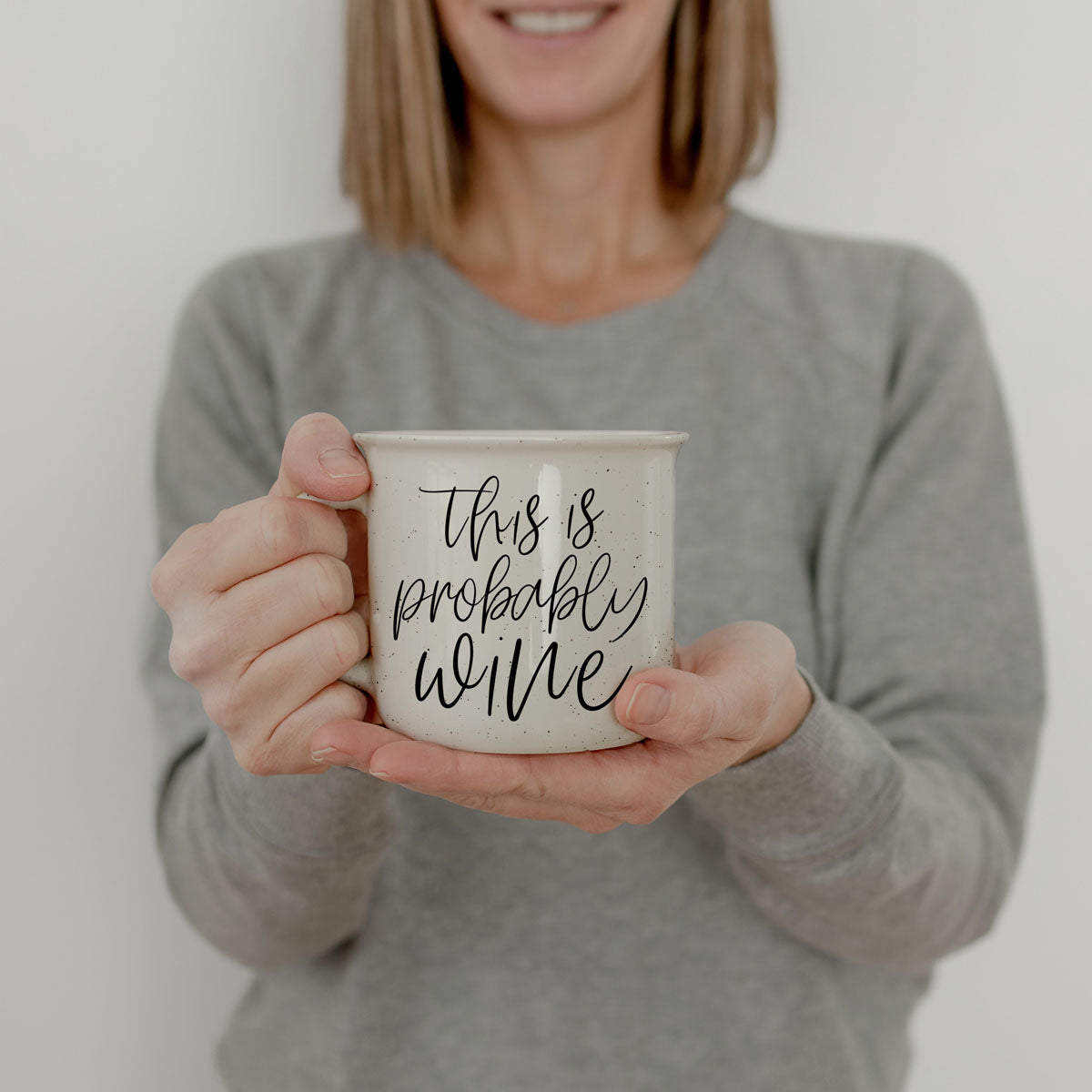 gift for wine lovers this is probably wine mug
funny office mug this is probably wine
trendy wine mug for women
large ceramic mug this is probably wine
funny coffee mug for moms this is probably wine
best friend gift mug this is probably wine
white speckled mug this is probably wine