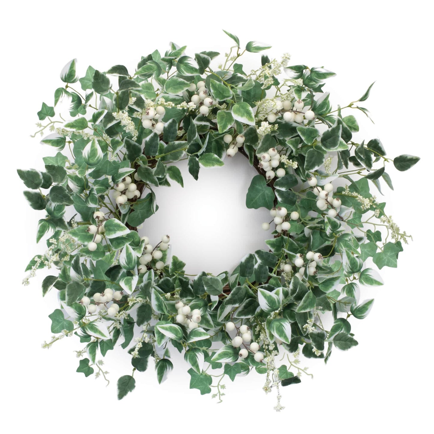 Melrose International Mixed Foliage and Berry Wreath 23"D