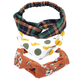Green, Orange, Navy