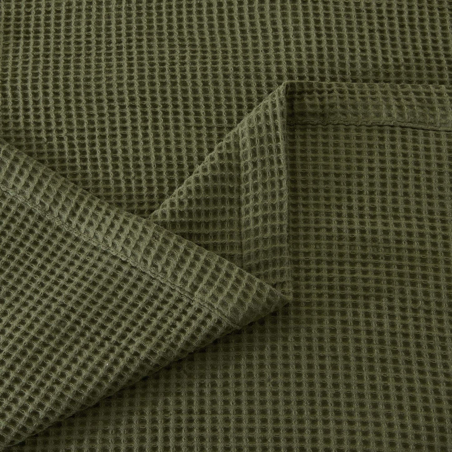 Patina Vie Maison 100% Cotton All-Season Waffle Weave Knit Throw Blanket