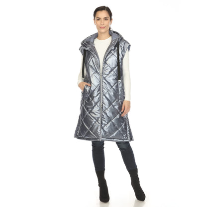 Metallic Denim Slate-