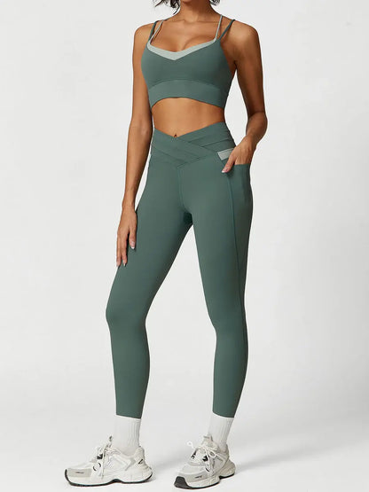 Contour Flex Two-Tone Leggings