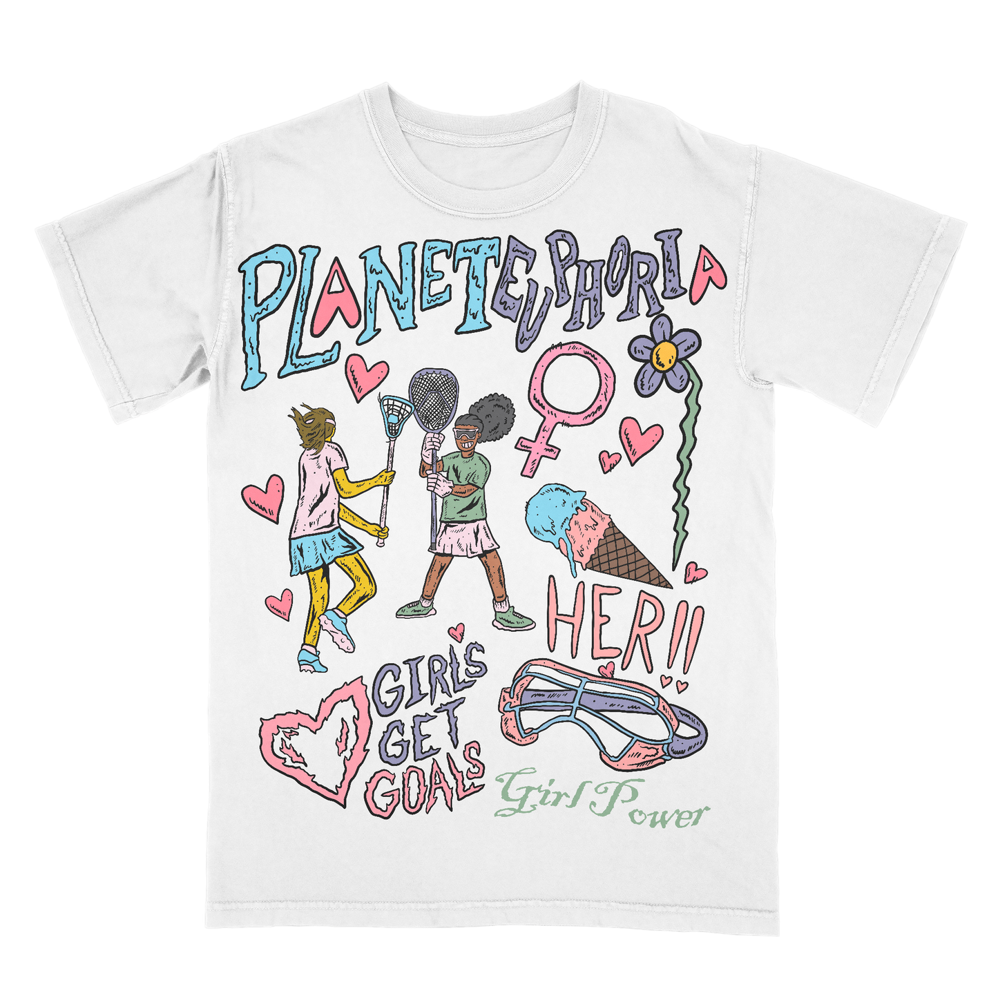 Girls Lacrosse Limited Edition Graphic T-Shirt