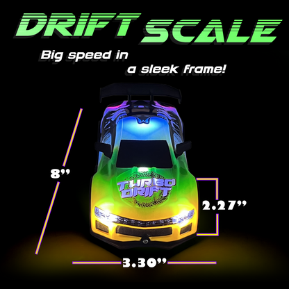 Yellow, green, pink and blue mix car and blue remote-