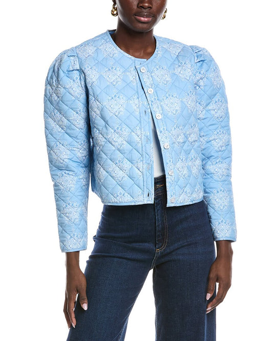MEDALLION FLORAL PRINT-