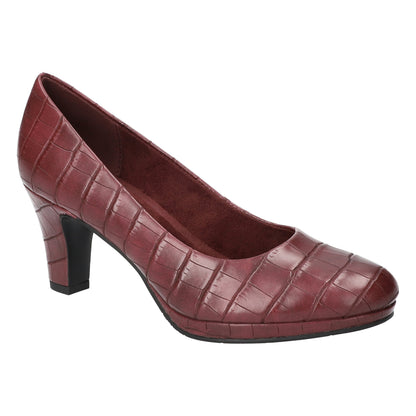 Burgundy Croco-