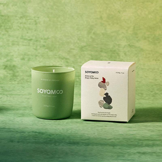 SOYAMOO Healing Wood Longjing Echo Valley Scented Candle
