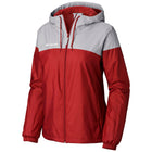 Columbia Women's Lined Flash Forward Windbreaker Jacket (Red, Medium)