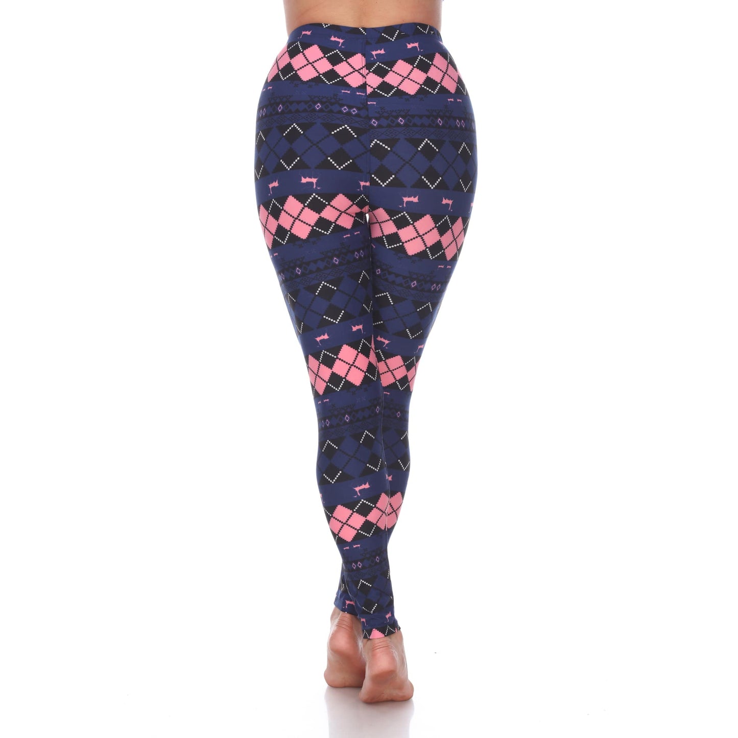 Navy  Pink Argyle-