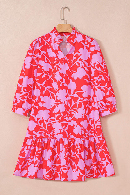 Milan Ruffle Hem Mini Dress
